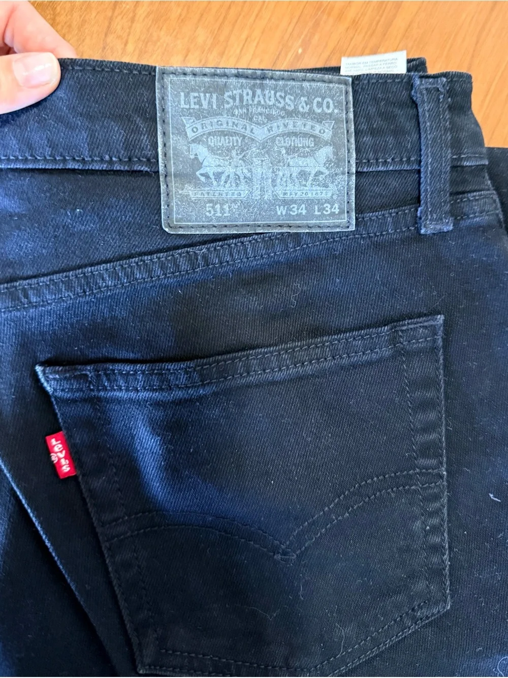 Levi's Slim Straight Jeans in black
